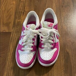 Nike Vibrant Pink and White Athletic Shoes